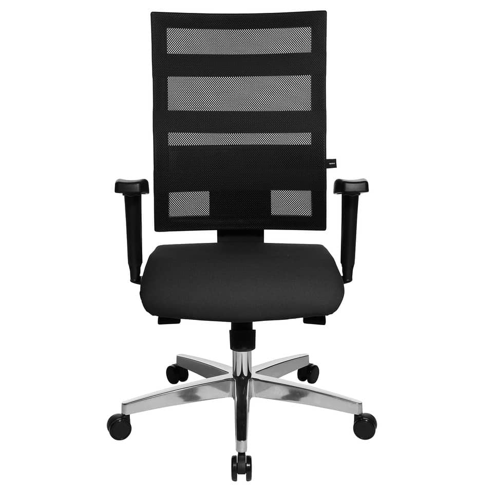 Drehstuhl X-Pander - schwarz, Aluminium Fußkreuz, mit Armlehnen TOPSTAR 959T T200 TOPSTAR 959T T200 für TB