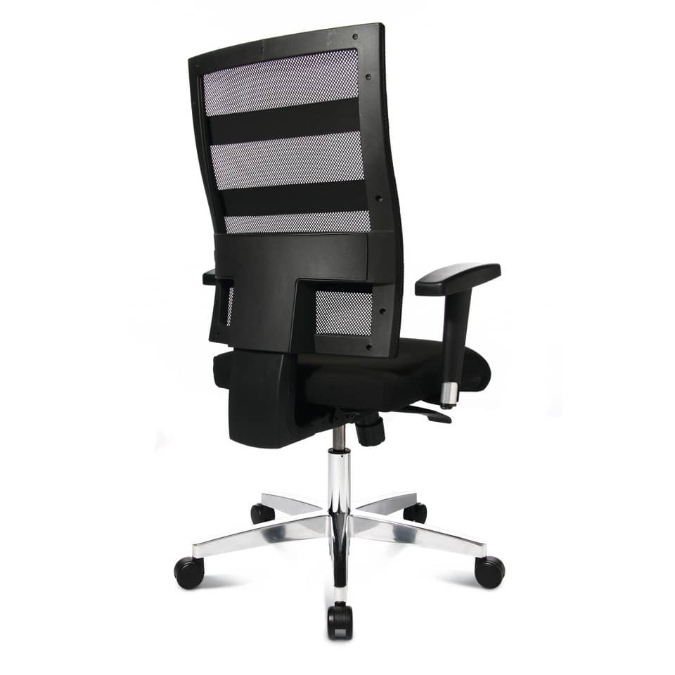 Drehstuhl X-Pander - schwarz, Aluminium Fußkreuz, mit Armlehnen TOPSTAR 959T T200 TOPSTAR 959T T200 für TB