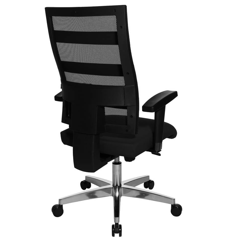 Drehstuhl X-Pander - schwarz, Aluminium Fußkreuz, mit Armlehnen TOPSTAR 959T T200 TOPSTAR 959T T200 für TB