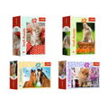 Mini Puzzle Liebe Tiere, 4-fach, sortiert TREFL 54195 TREFL 54195 4-fach sortiert