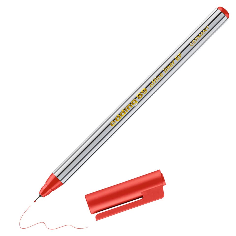 Feinliner 89, 0,3mm, rot EDDING 89-002