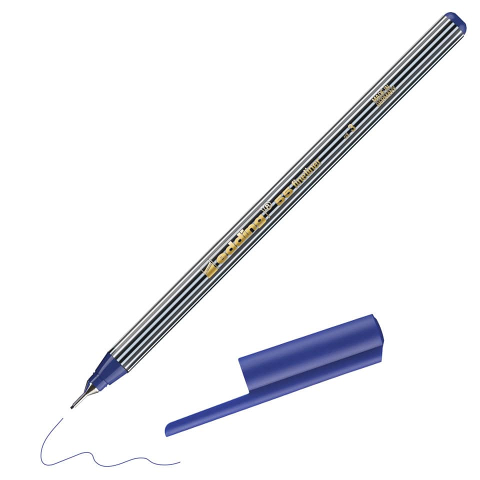 Feinliner 55, 0,3mm, blau EDDING 455003 EDDING 55-003  0.3mm