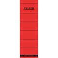 Ordnerrückenschild selbstklebend, 60 x 190 mm, breit/kurz, 10 Stück, rot FALKEN 11286754 FALKEN 11286754 60x190mm sk