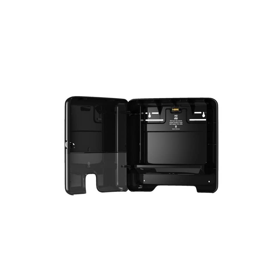 Handtuchspender Xpress®Mini für Multifold Handtücher H2, schwarz TORK 552108 TORK 552108 mini