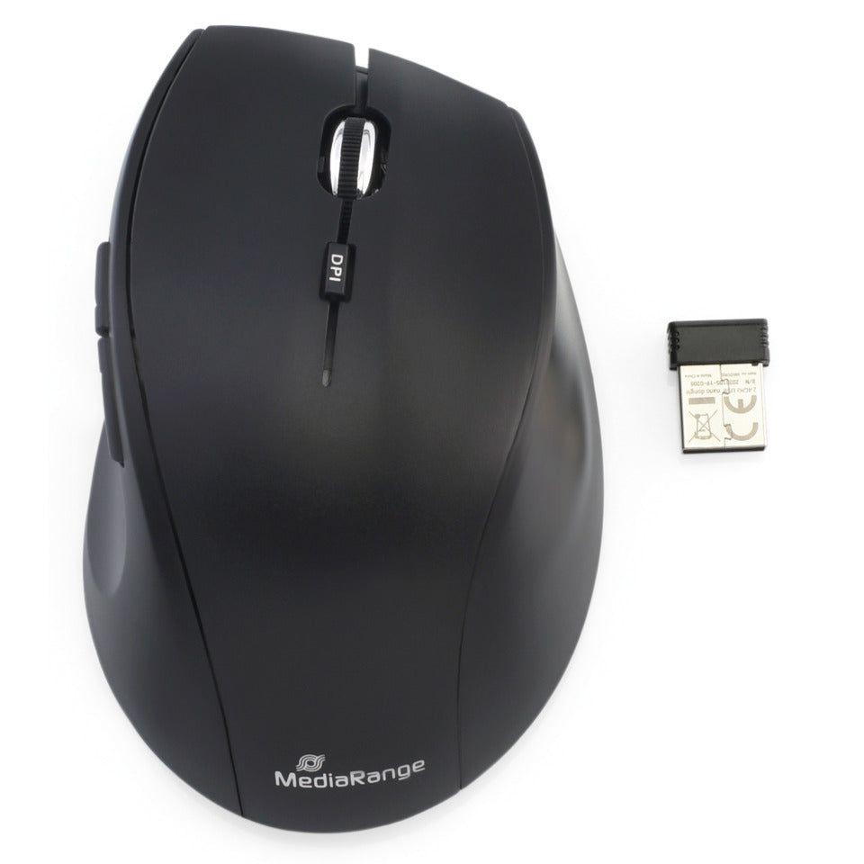 Tastatur +Mausset, schwarz/silber MEDIARANGE MROS105 MEDIA RANGE MROS105 Funk