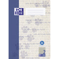 Heft Recycling, A4, 90g/m², 16 Blatt, Lin.2, liniert, dunkelblau OXFORD 400159465 OXFORD 400159465 Recycling