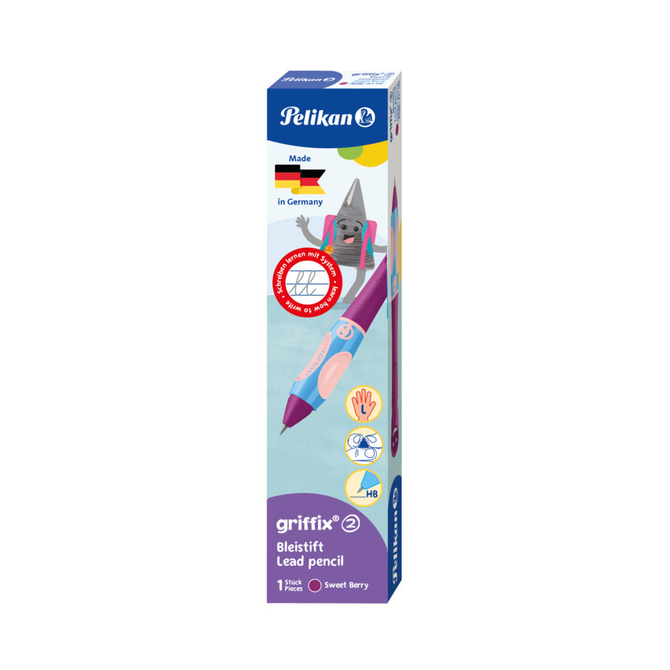 Bleistift griffix® HB für Linkshänder, Sweet Berry PELIKAN 300009730 PELIKAN 300009730 821148 Griffix Links