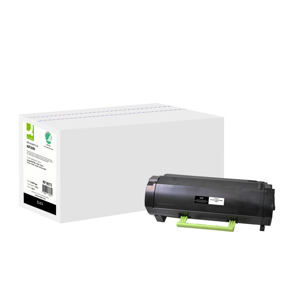 Lasertoner ersetzt Lexmark 60F0HA0, 10.000 Seiten, schwarz Q-CONNECT KF18572 Q-CONNECT KF18572 Ersetzt 60F0HA0