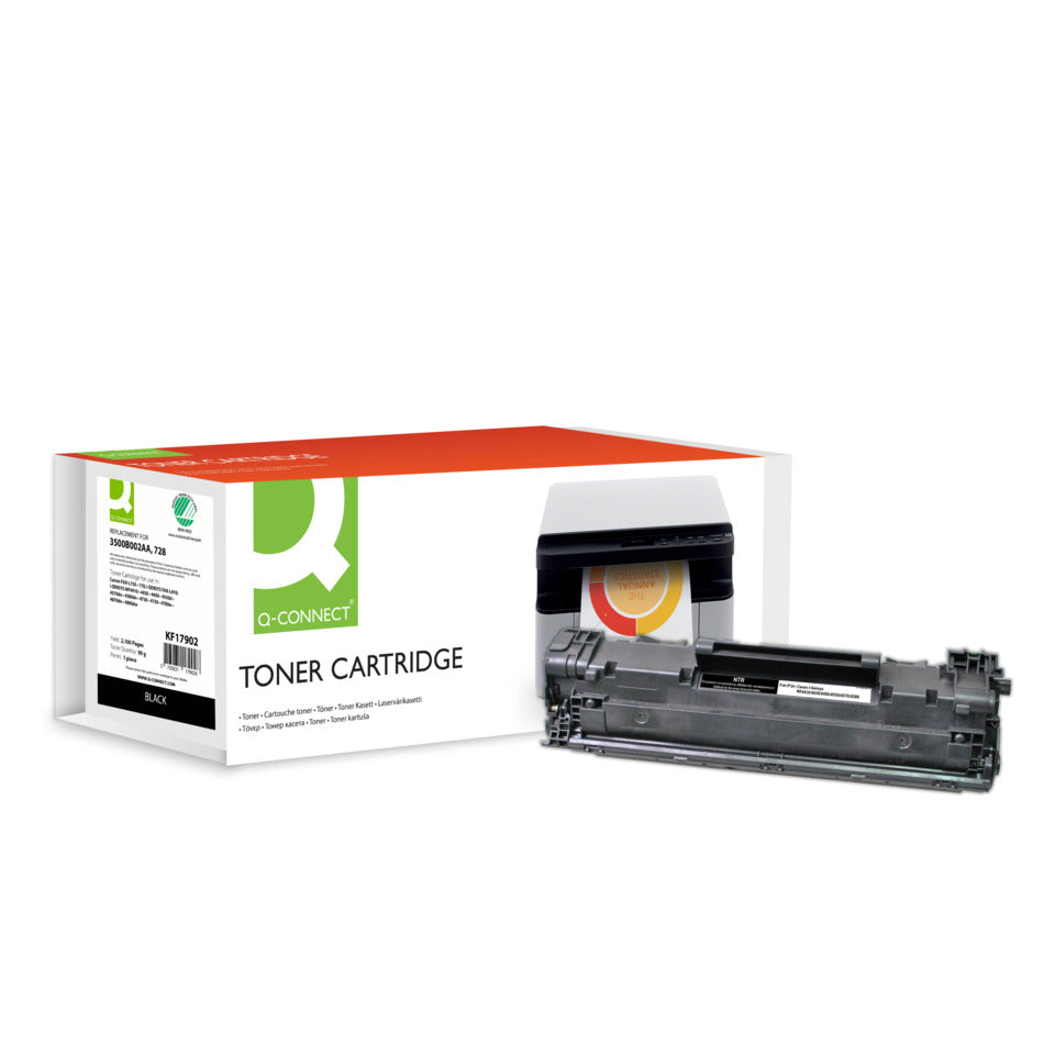 Lasertoner ersetzt Canon 3500B002, 2.100 Seiten, schwarz Q-CONNECT KF17902 Q-CONNECT KF17902 Ersetzt 3500B002
