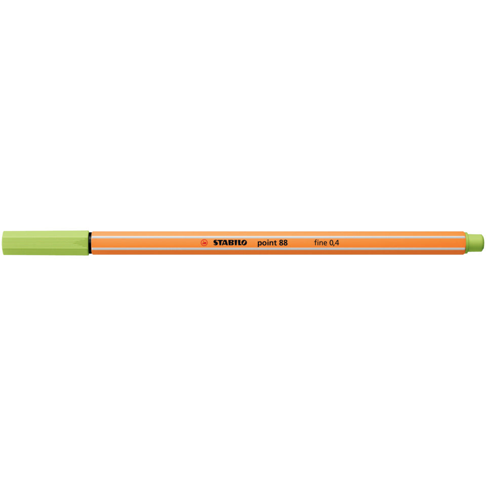 Fineliner point 88®, 0,4 mm, limettengrün STABILO 88/14
