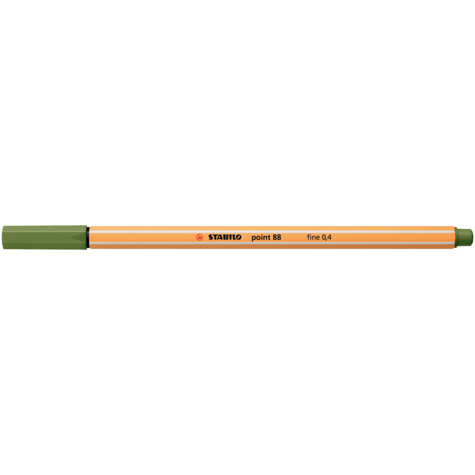 Fineliner point 88®, 0,4 mm, moosgrün STABILO 88/35