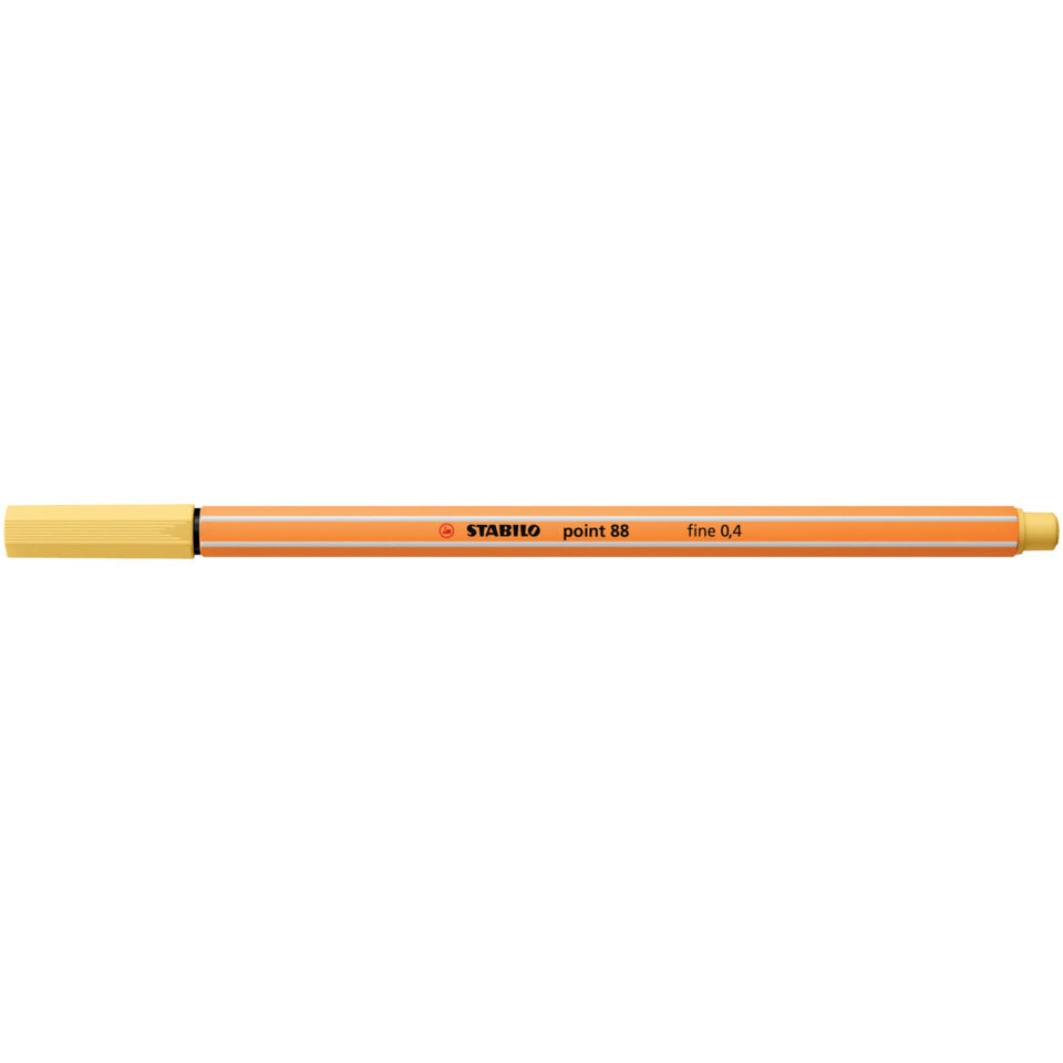 Fineliner point 88®, 0,4 mm, hellgelb STABILO 88/23
