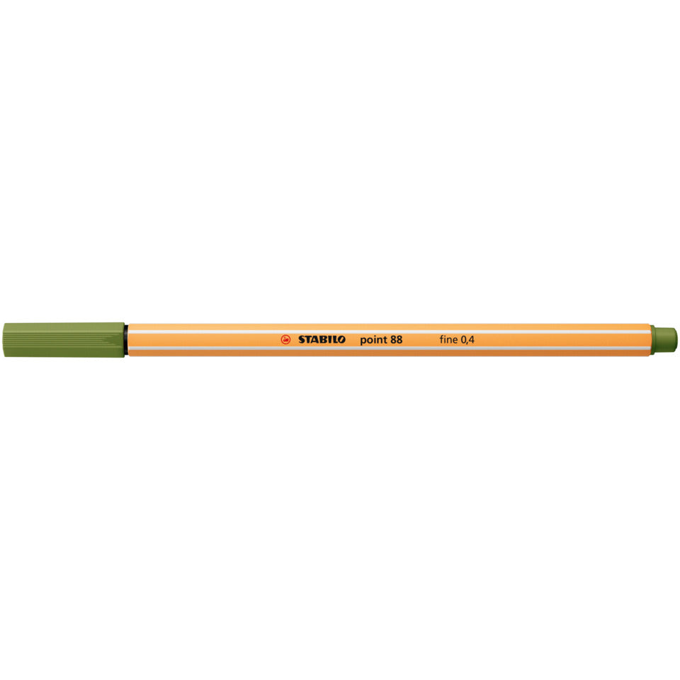 Fineliner point 88®, 0,4 mm, moosgrün STABILO 88/35