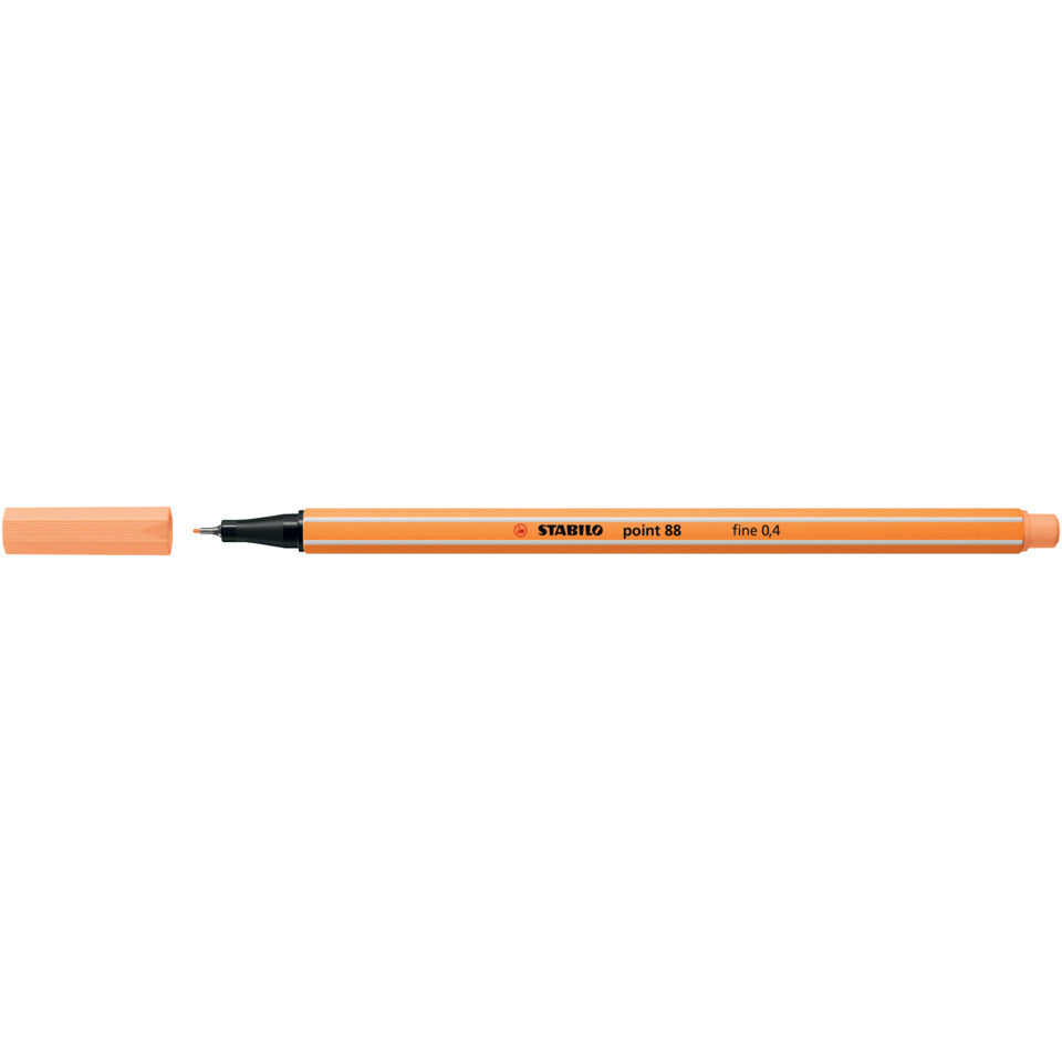 Fineliner point 88®, 0,4 mm, hellorange STABILO 88/25