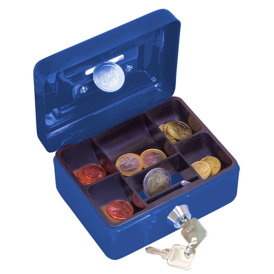Geldkassette Gr.0, 125x95x63mm, farbig sortiert WEDO 144099 WEDO 144099  125x95x63mm