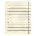 Trennblatt A4 chamois WEKRE 9561108100 WEKRE 9561108100 geöst
