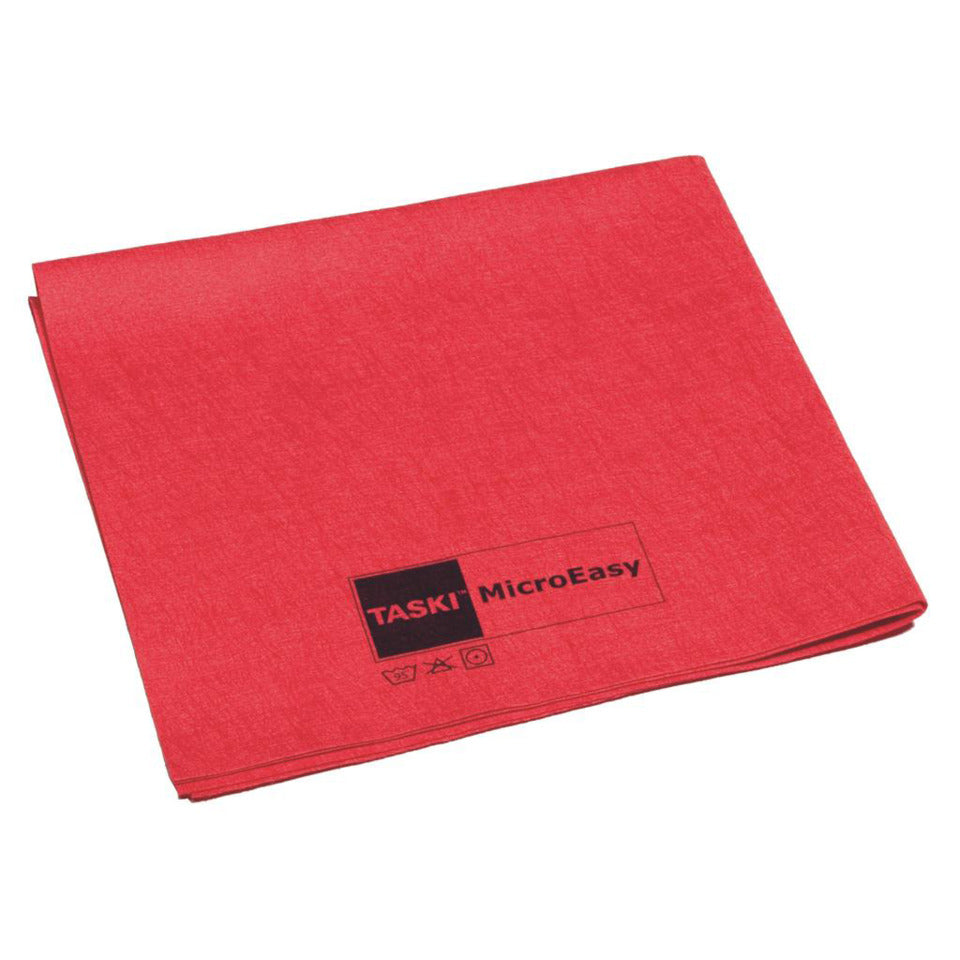 Mikrofasertuch MicroEasy rot 37x38 cm   5 Stück TASKI 7514574 TASKI 7514574 5Stück