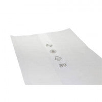 Müllsack Recycling - 1.000 Liter, transparent, 50 Stück, Recycling-LDPE