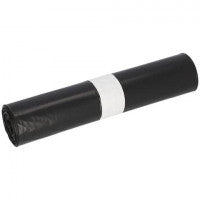 Müllsack Recycling - 60 Liter, 25 Stück, schwarz, Recycling-LDPE