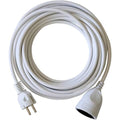 Kunststoff-Verlängerung - 10 m, weiß, H05VV-F 3G1,5