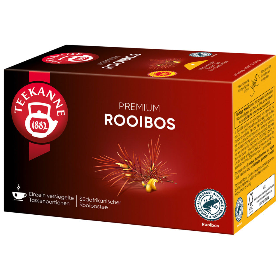 Tee Premium Rooibos, 20 Beutel x 1,75 g TEEKANNE 4009300062547
