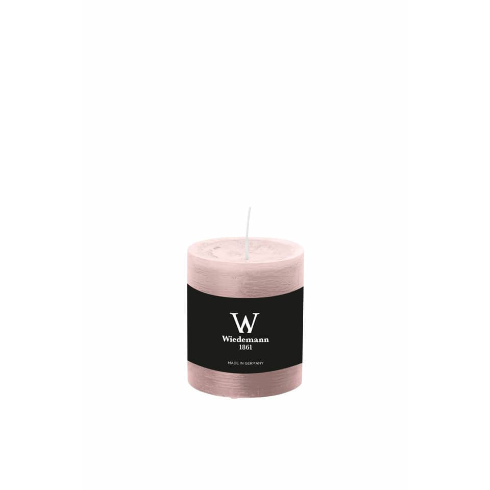 Stumpenkerze, 80x68mm, rose D-LUX MARBLE 281003.103