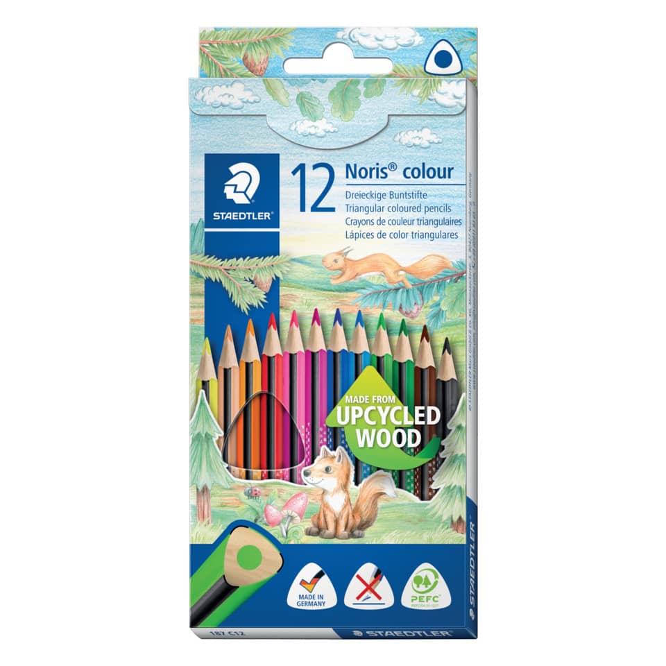 Farbstiftetui Noris® colour, 3mm, 12 Stück, sortiert STAEDTLER 187 C12 STAEDTLER 187 C12 Noris Colour