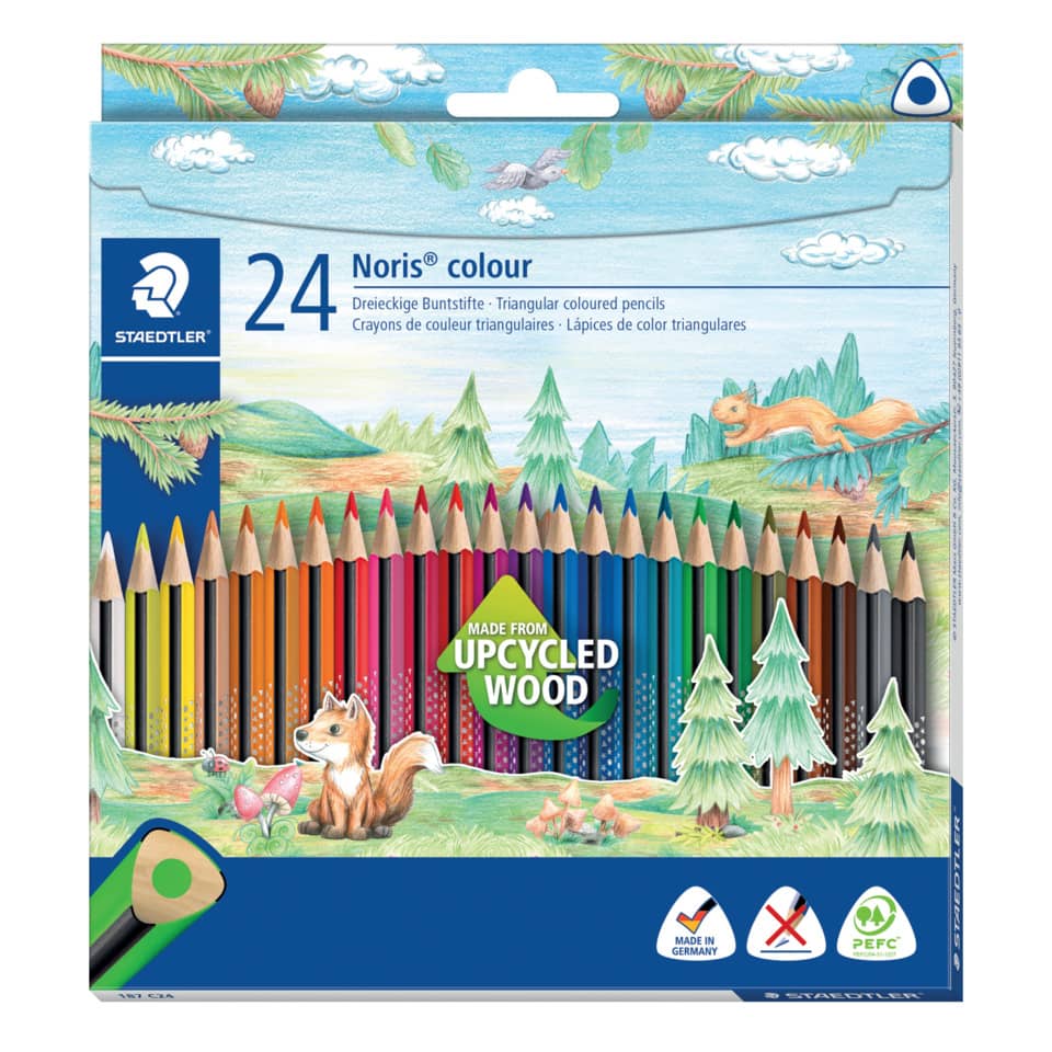 Farbstiftetui Noris® colour, 3mm, 24 Stück STAEDTLER 187 C24 STAEDTLER 187 C24 Noris Colour
