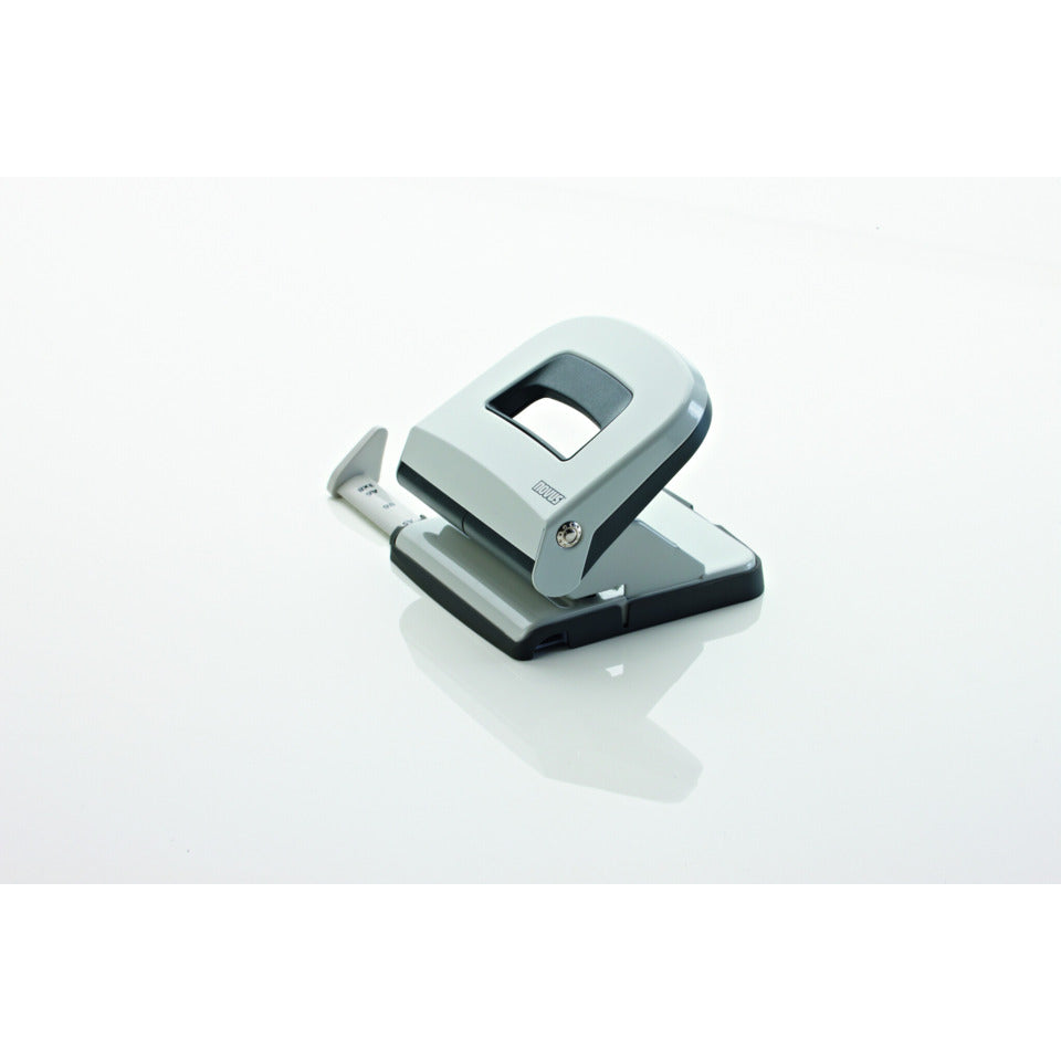 Locher E 225, 25 Blatt, Anschlagschiene, Metall, schwarz/grau NOVUS 025-0575