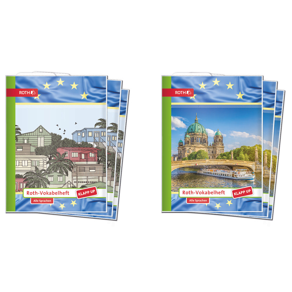 Vokabelheft Klapp-up Universal, A5, sortiert ROTH 88797 ROTH 88797 Klapp-up