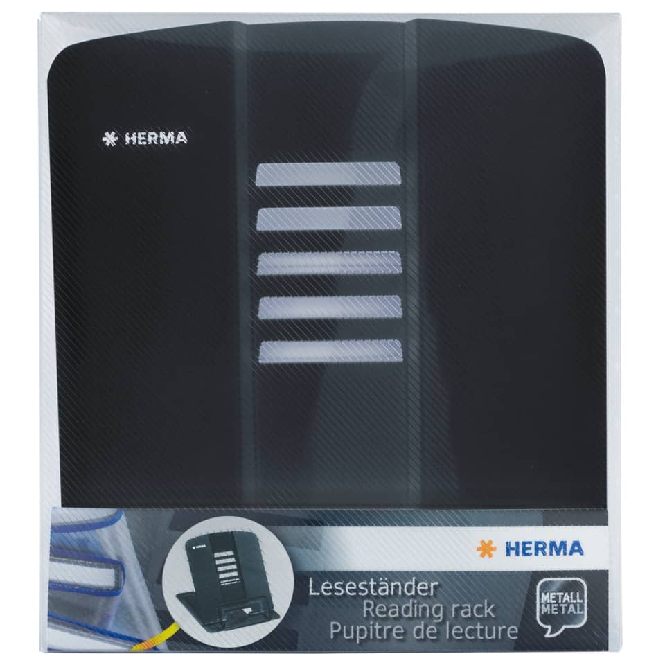 Leseständer, Metall, schwarz HERMA 19972