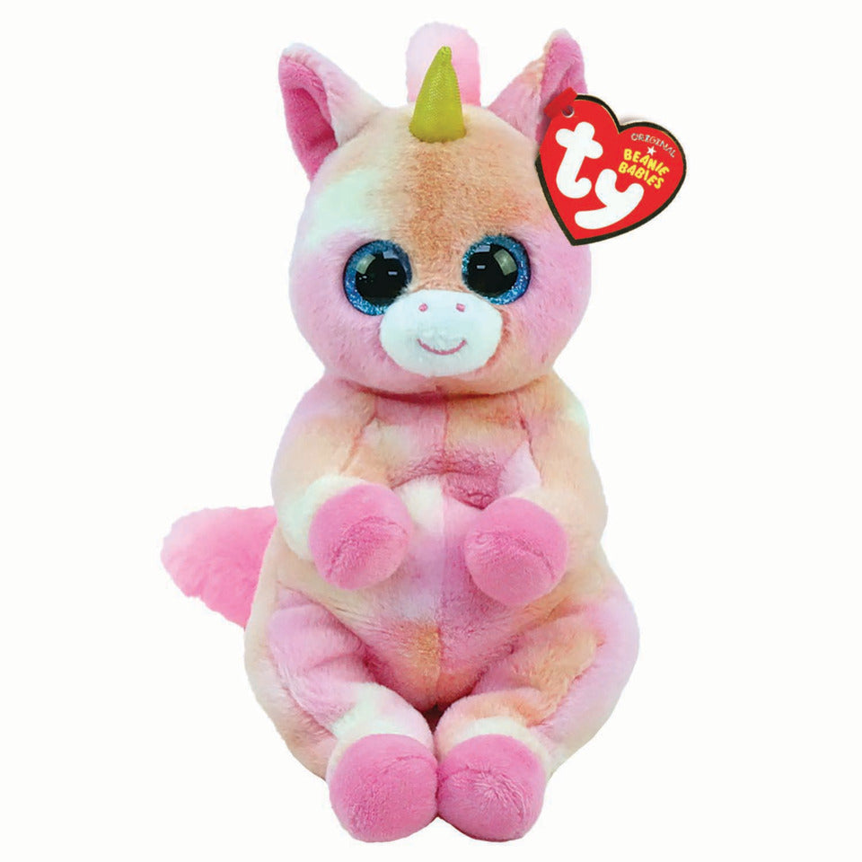 Plüschfigur Beanie Babies Einhorn Skylar, 17cm TY 40547 TY 40547 17cm sitzend Beanie Babies
