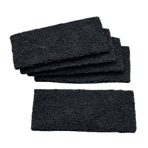 Ersatzpad für Holz-Board-Eraser - Mikrofaser mit Klett, schwarz, Stück