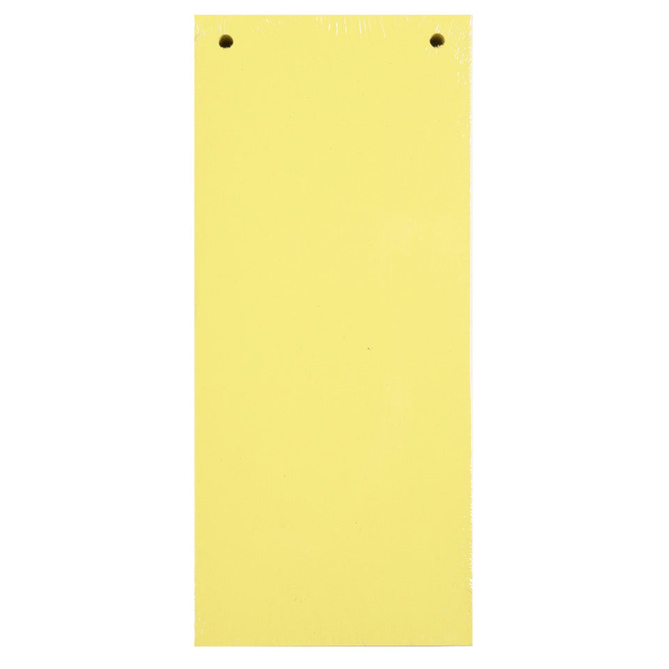 Trennstreifen, Premium Qualität, 190g/qm, 105 x 240 mm, gelocht, 100 Stück, gelb EXACOMPTA 13325B EXACOMPTA 13325B 105x240mm