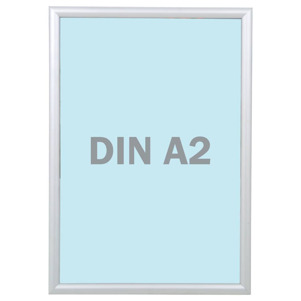 Wechselrahmen Outdoor, DIN A2, Schutzfolie mit UV-Filter, silber FRANKEN BS1703