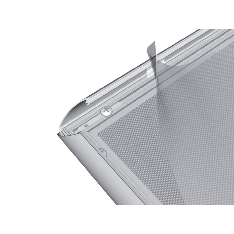 Wechselrahmen Outdoor, DIN A2, Schutzfolie mit UV-Filter, silber FRANKEN BS1703
