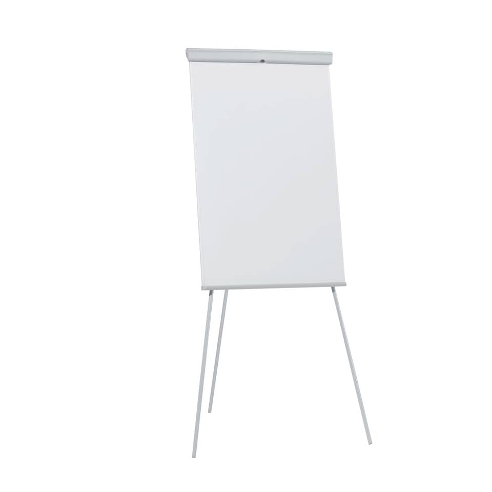 Flipchart X-tra!Line, Dreibeinstativ, Stahl, höhenverstellbar, 95 x 110 cm, grau FRANKEN EL-FC20