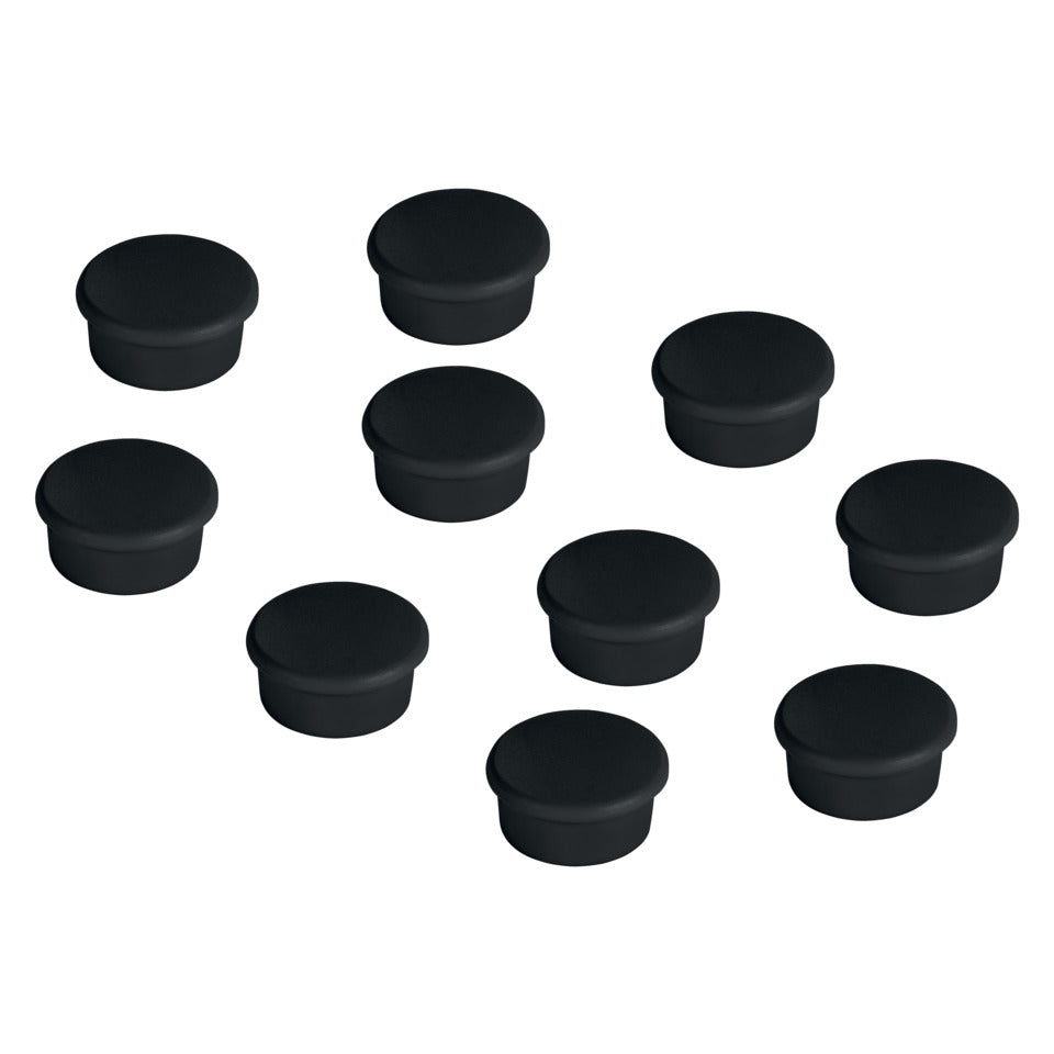 Magnet rund, 13 mm, 100 g, 10 Stück, schwarz FRANKEN HM10 10 FRANKEN HM10 10   D13 mm
