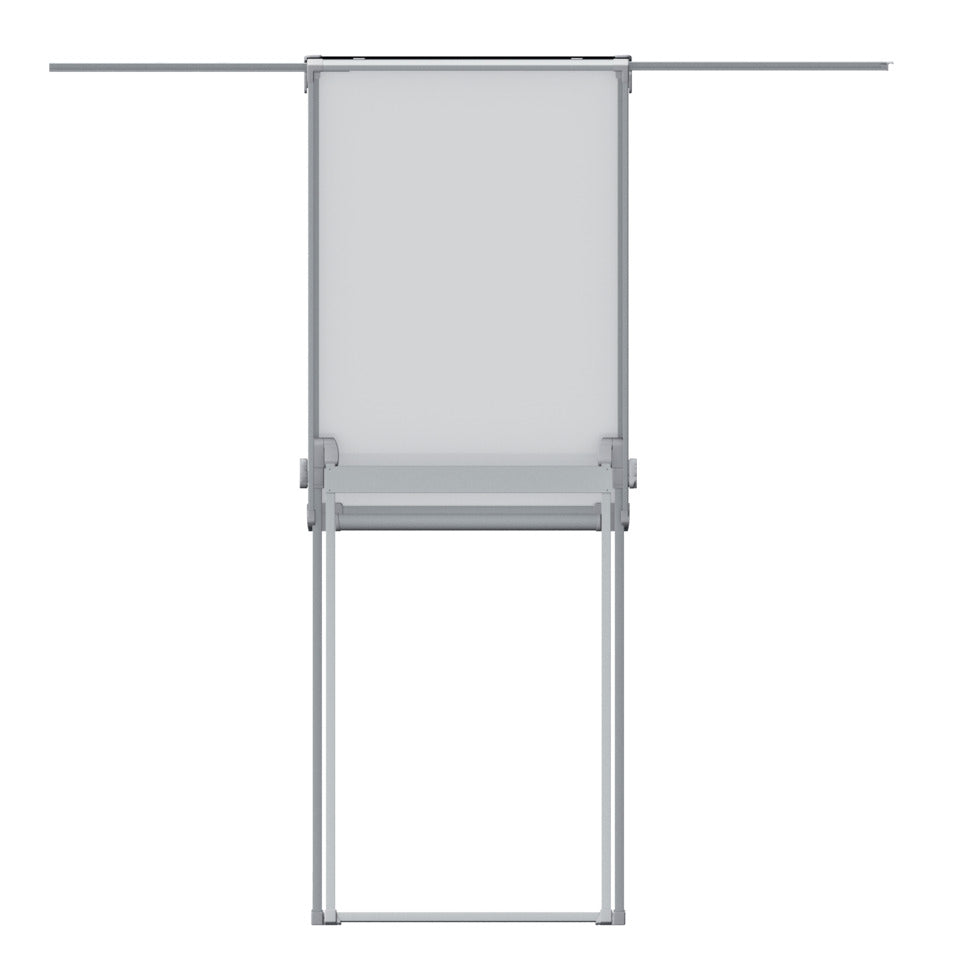 Flipchart PRO, Vierbeinstativ, Stahl, 2 ausklappbare Arme, höhenverstellbar, 67 x 95cm, hellgrau FRANKEN FC84 FRANKEN FC84 Pro