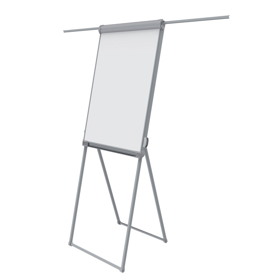 Flipchart PRO, Vierbeinstativ, Stahl, 2 ausklappbare Arme, höhenverstellbar, 67 x 95cm, hellgrau FRANKEN FC84 FRANKEN FC84 Pro