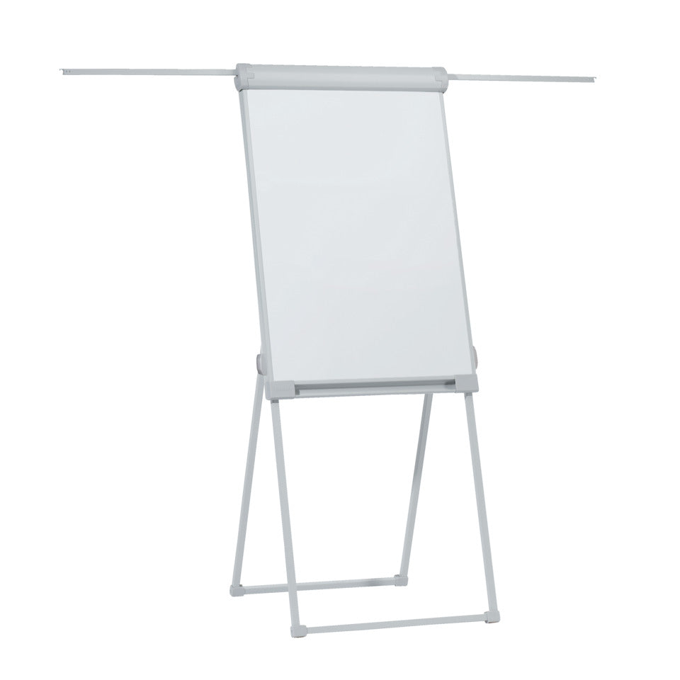 Flipchart PRO, Vierbeinstativ, Stahl, 2 ausklappbare Arme, höhenverstellbar, 67 x 95cm, hellgrau FRANKEN FC84 FRANKEN FC84 Pro