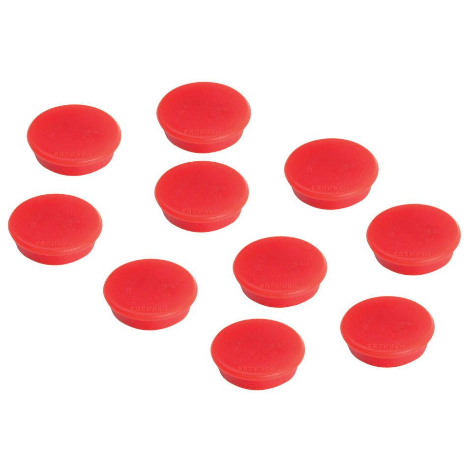 Magnet rund, 38 mm, 1500 g, 10 Stück, rot FRANKEN HM3801 FRANKEN HM38 01 10ST