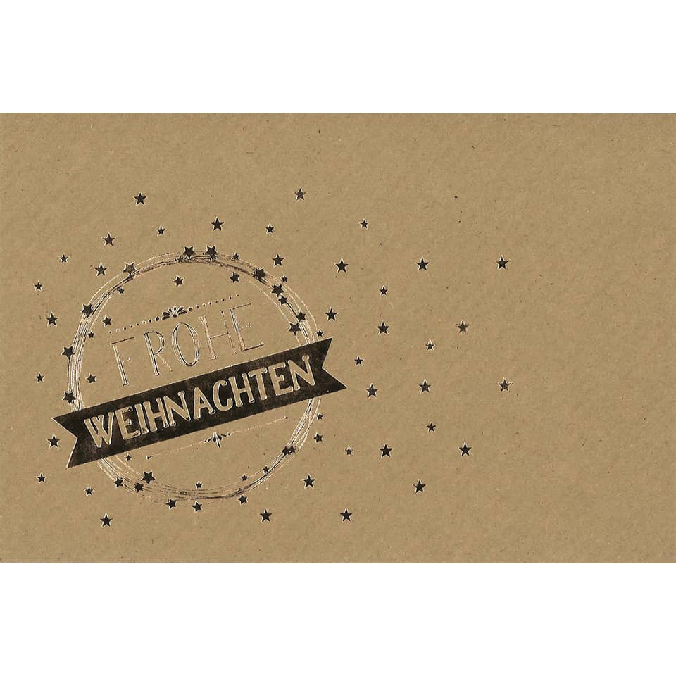 Geldkuvert Weihnachten geprägt  22-5725 22-5725   Schrift