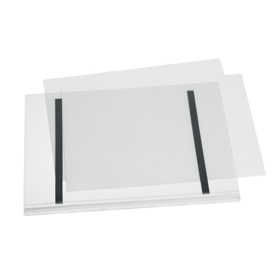 Plakattasche wasserdicht A3 magnetisch, 335 x 445 x 0,6 mm, transparent, 5 Stück DURABLE 5019 19 DURABLE 5019 19 wasserdicht