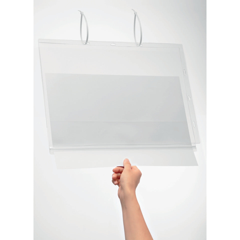 Plakattasche wasserdicht A3, 335 x 445 x 0,6 mm, transparent, 5 Stück DURABLE 5028 19 DURABLE 5028 19 wasserdicht