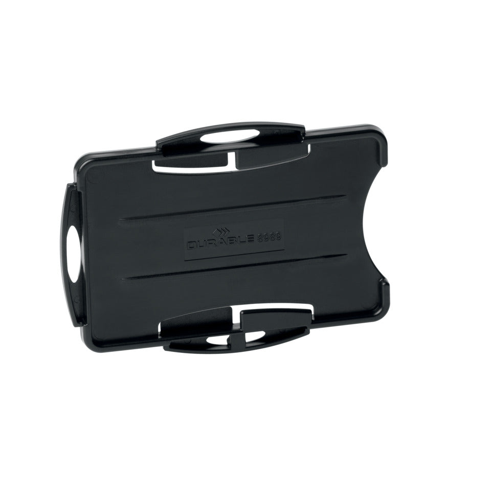 Kartenhalter ECO, für 2 Ausweise, 87 x 57 cm, grau, 10 Stück DURABLE 8989 01 DURABLE 8989 01 ECO 57x87mm