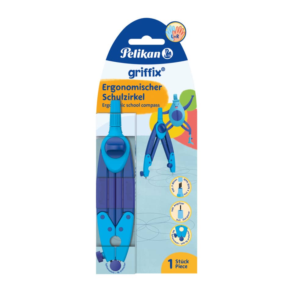 Zirkel griffix®, blau PELIKAN 400191577 PELIKAN 400191577 700818 GZ/1/B