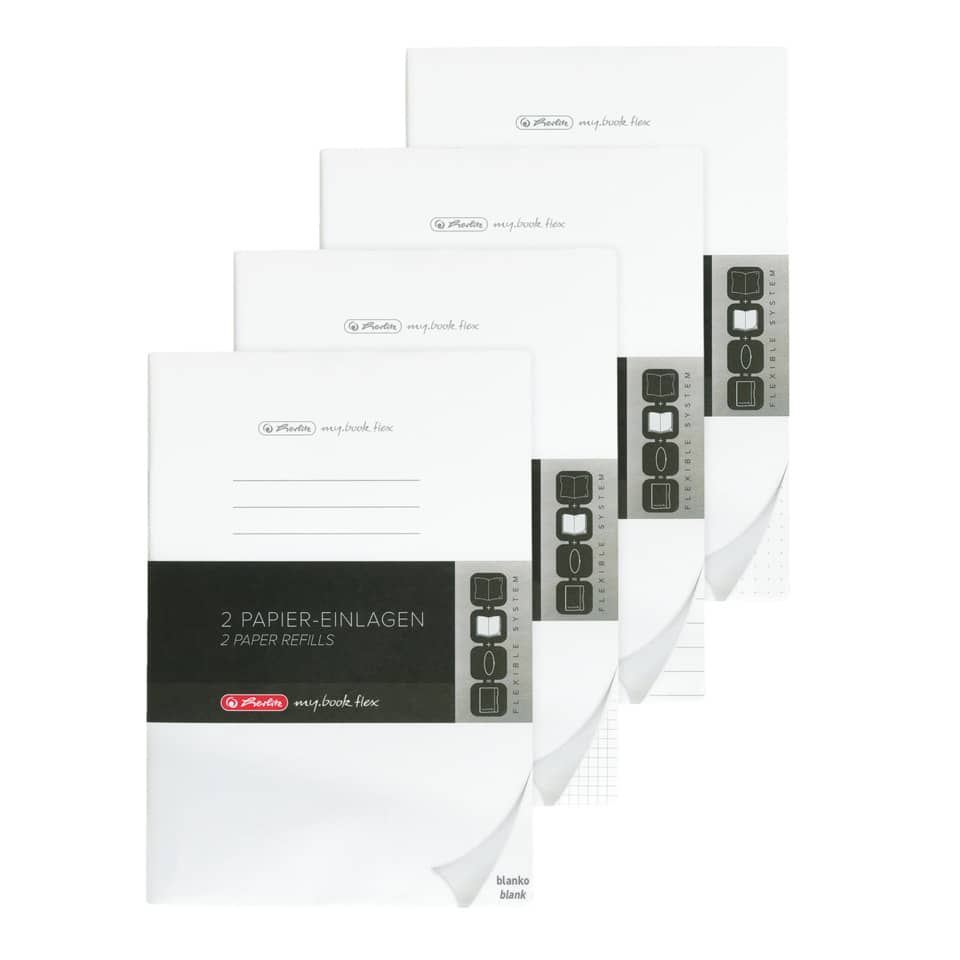 Ersatzeinlage my.book, A4, 2 x 40 Blatt, liniert mit Rand innen/außen HERLITZ 300006070 HERLITZ 300006070 50034093 my.book A5