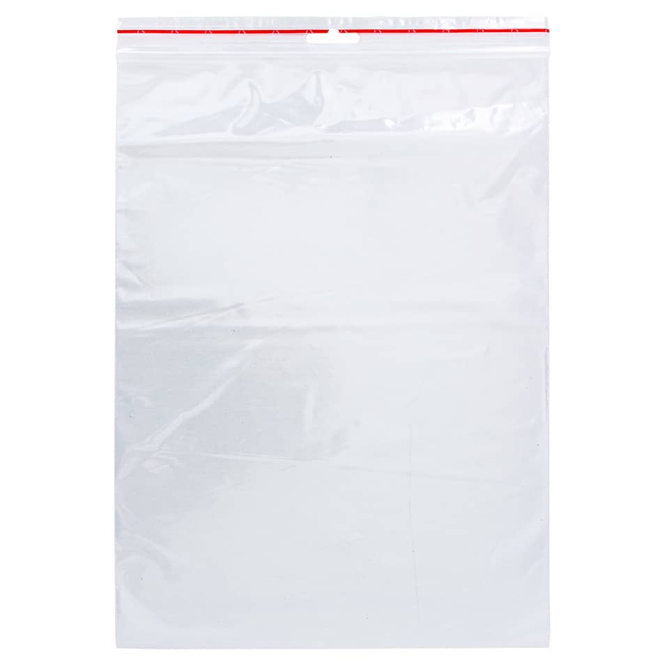 Druckbandbeutel, 230x320mm, 100 Stück, transparent Q-CONNECT KF11364 Q-CONNECT KF11364 ohne Schreibfeld