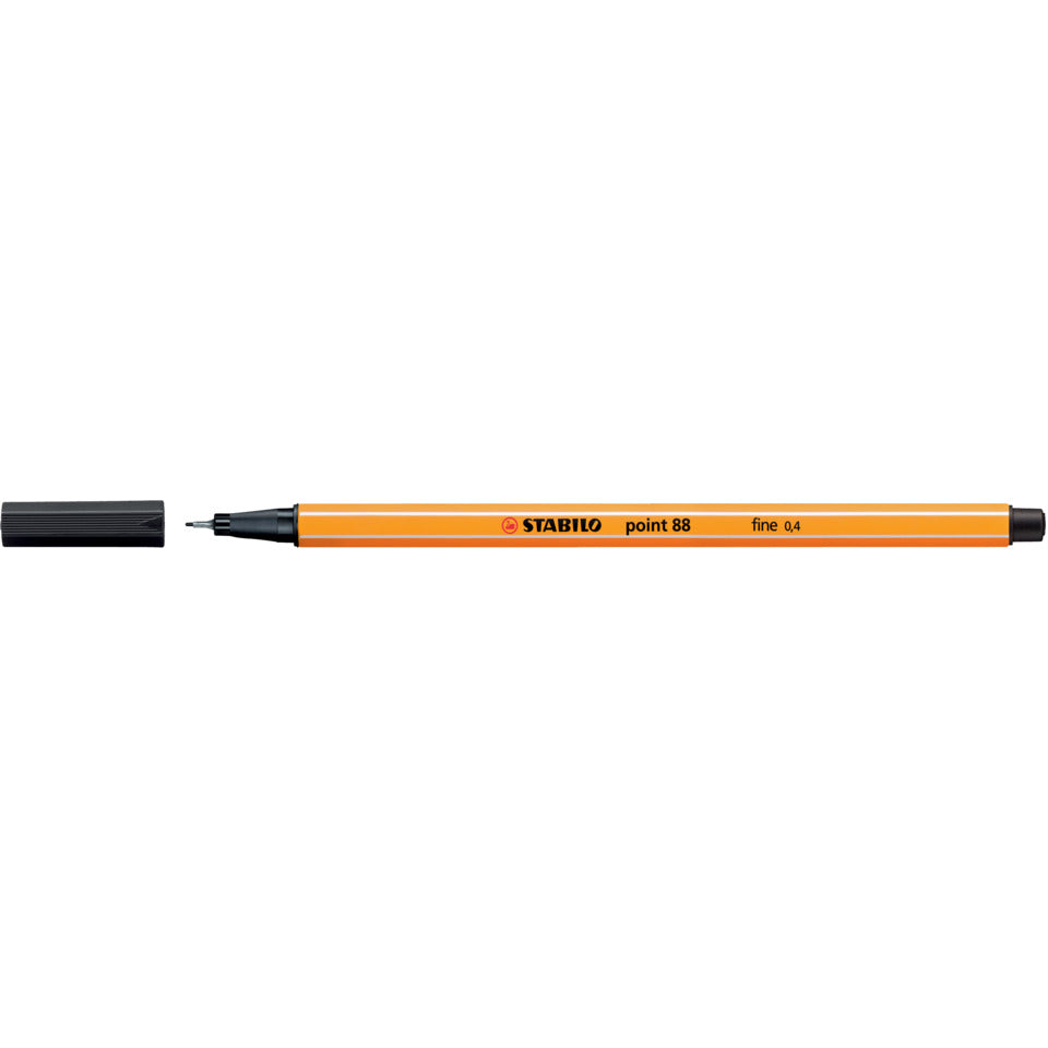 Fineliner point 88®, 0,4 mm, schwarz STABILO 88/46